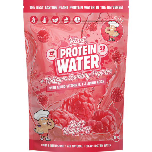 MACRO MIKE Plant Protein Water Red Raspberry