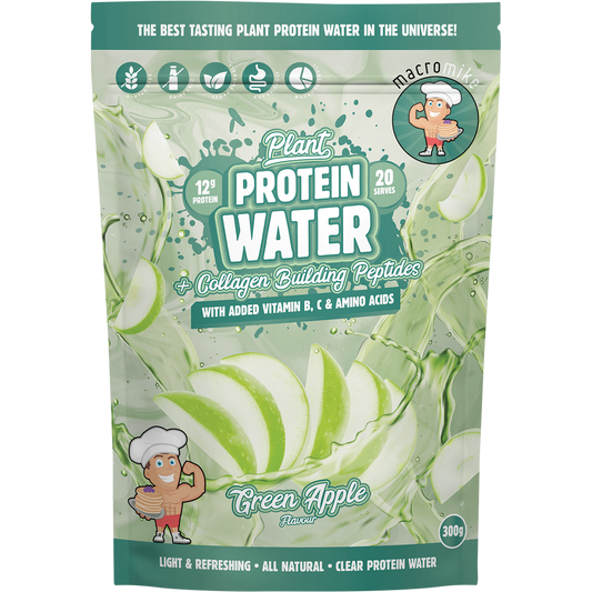 MACRO MIKE Plant Protein Water Green Apple