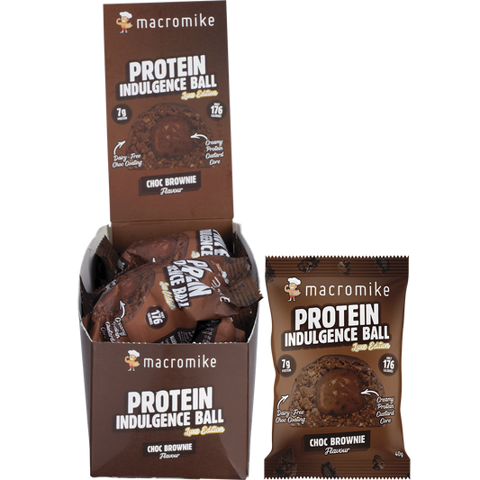MACRO MIKE Protein Indulgence Ball Choc Brownie - Box of 12