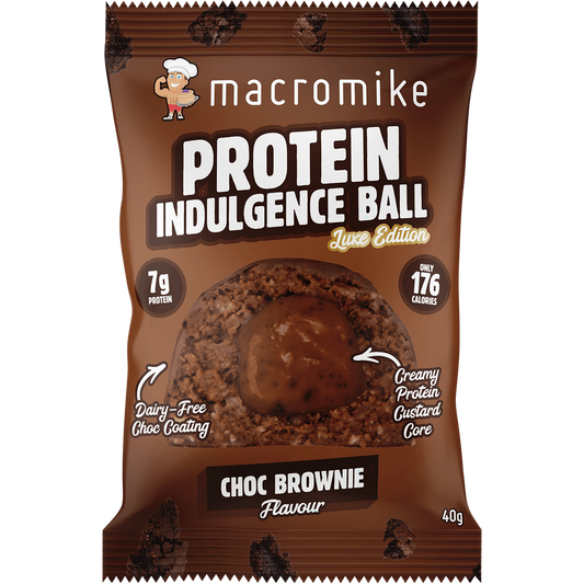 MACRO MIKE Protein Indulgence Ball Choc Brownie - Box of 12