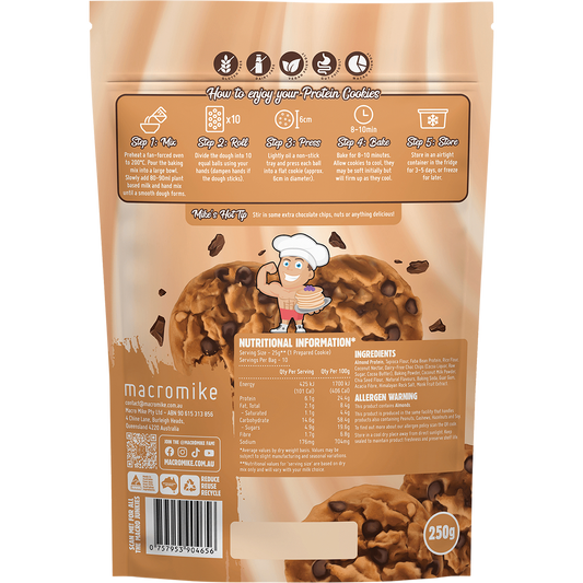 MACRO MIKE Protein Cookie Baking Mix Choc Chip