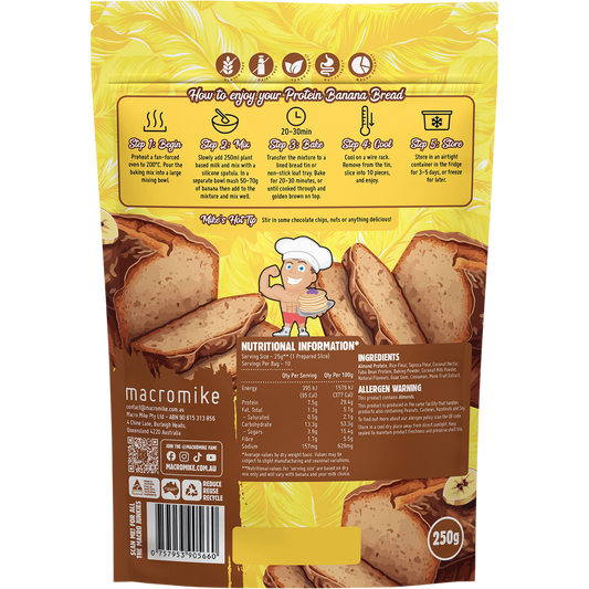 MACRO MIKE Protein Banana Bread Baking Mix