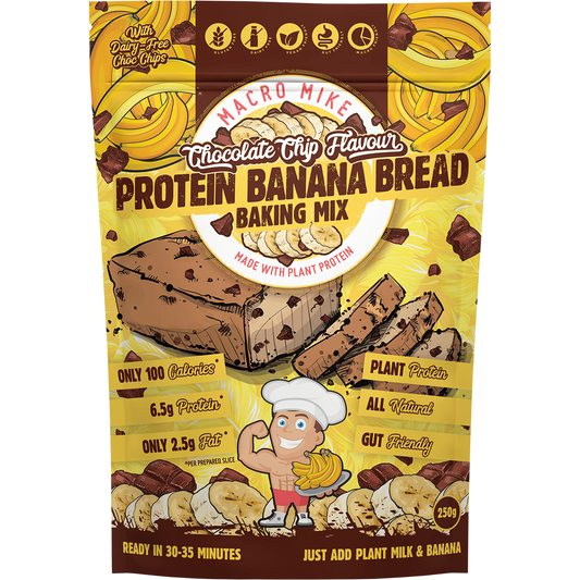 MACRO MIKE Protein Banana Bread Baking Mix Chocolate Chip