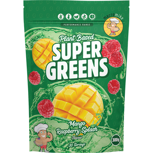 MACRO MIKE Super Greens Mango Raspberry Splash
