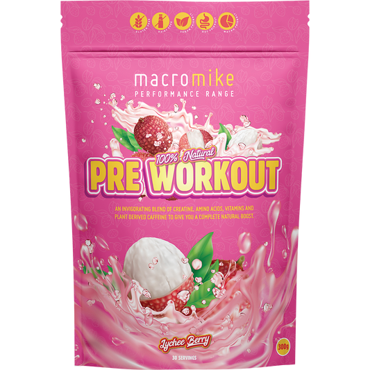 MACRO MIKE Pre Workout Lychee Berry