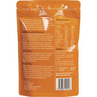 POWER SUPER FOODS Maca Powder Certified Organic 1 x 250g