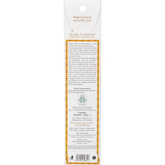 Marco Polo's Treasures Incense Sticks Benzoin Siam