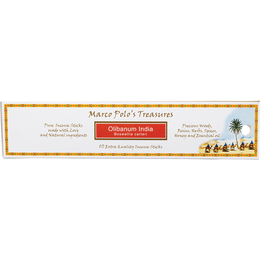 Marco Polo's Treasures Incense Sticks Olibanum India