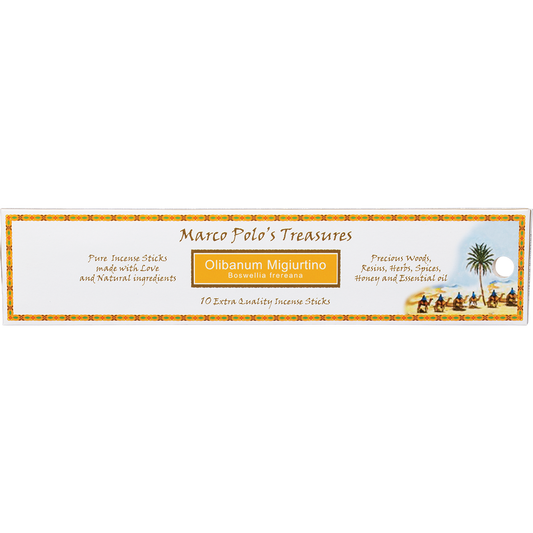 Marco Polo's Treasures Incense Sticks Olibanum Migiurtino