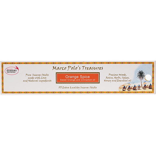 Marco Polo's Treasures Incense Sticks Orange Spice