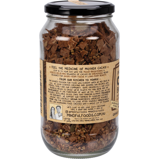 Mindful Foods Cacao Brain Power Granola Organic & Activated