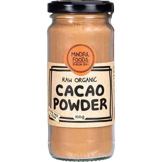 MINDFUL FOODS Cacao Powder Raw Organic 1 x 100g
