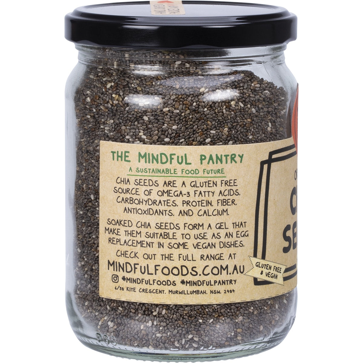 MINDFUL FOODS Chia Seeds Organic 1 x 350g