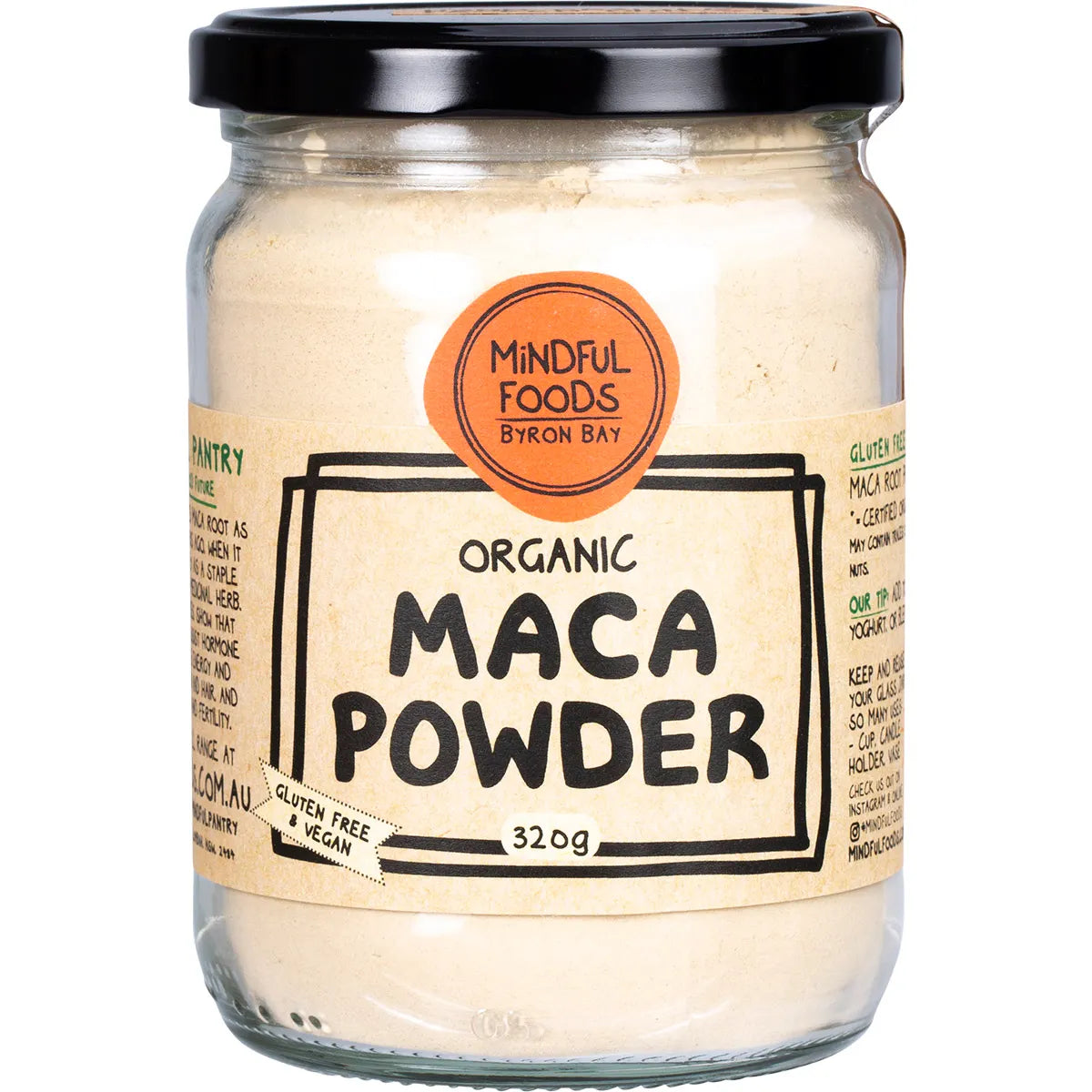 MINDFUL FOODS Maca Powder Organic 1 x 320g