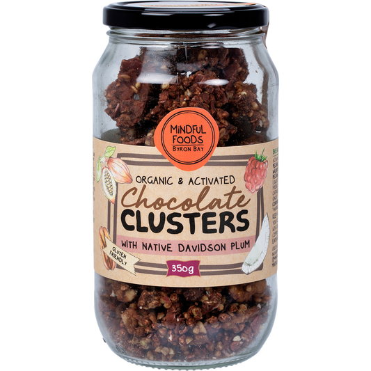 Mindful Foods Chocolate Clusters Davidson Plum Organic & Activated