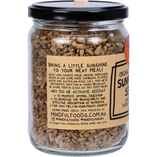 Mindful Foods Sunflower Seeds Organic & Activated