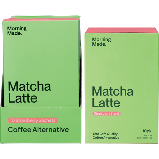 Morning Made Strawberry Matcha Latte Sachets