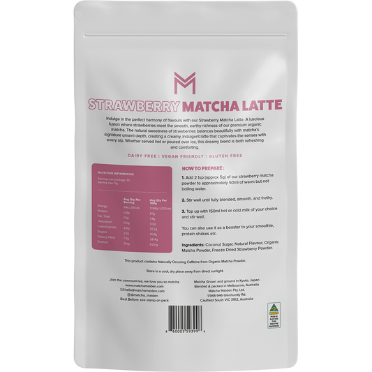 Matcha Maiden Strawberry Matcha Latte