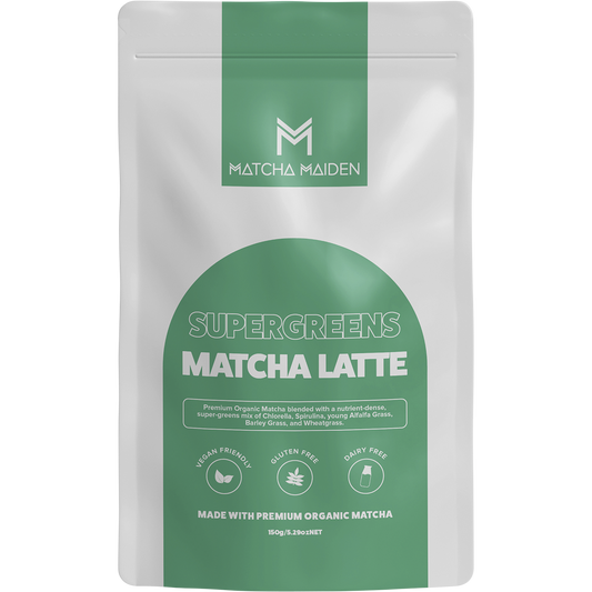 Matcha Maiden Supergreens Matcha Latte