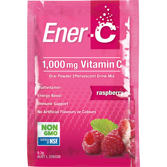 Martin & Pleasance Ener-C 1000mg Vitamin C Drink Mix Raspberry Sachets