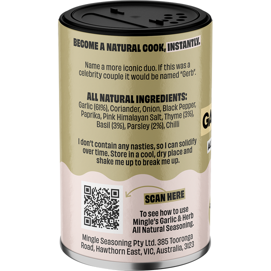 Mingle Garlic & Herb All Natural Seasoning 5 x