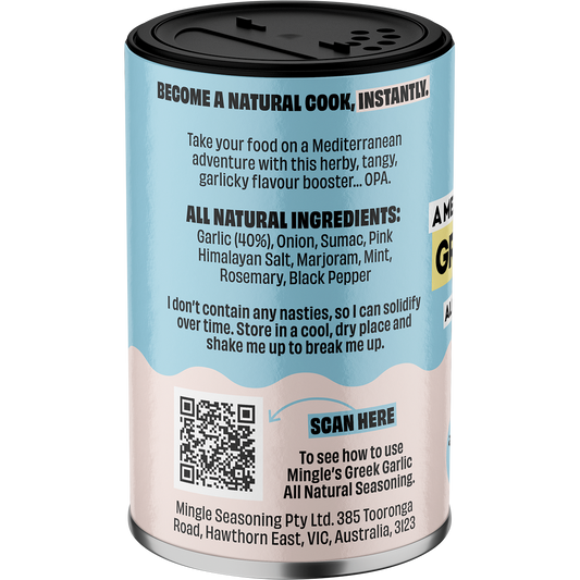Mingle Greek Garlic All Natural Seasoning 5 x