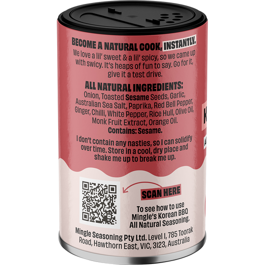 Mingle Korean BBQ All Natural Seasoning 5 x