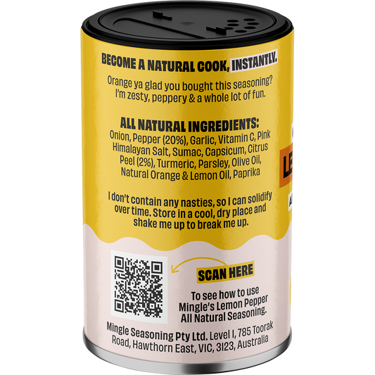 Mingle Lemon Pepper All Natural Seasoning 5 x