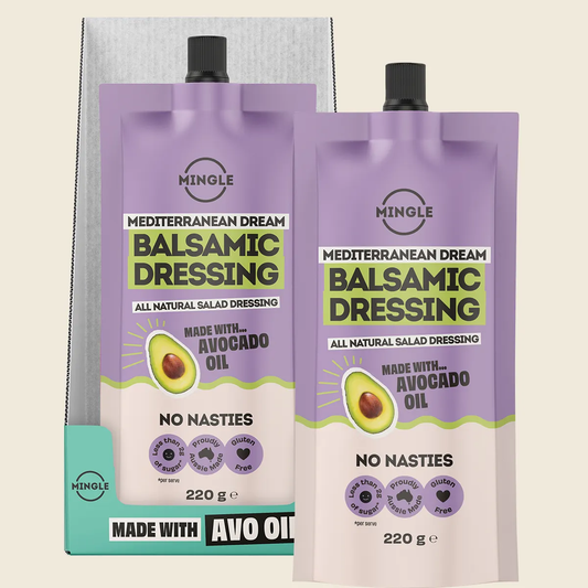 Mingle Balsamic All Natural Salad Dressing - Box of 8