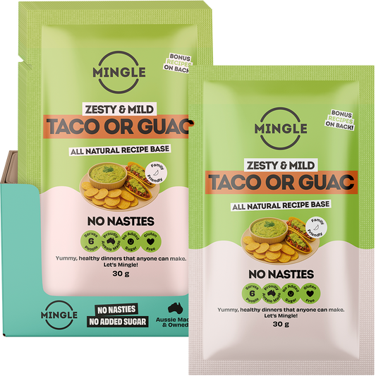 Mingle Taco or Guac All Natural Recipe Base - Box of 12