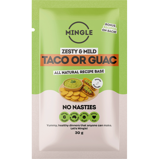 Mingle Taco or Guac All Natural Recipe Base - Box of 12