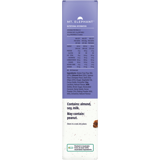 Mt. Elephant Wholefood Cookie Mix Double Choc