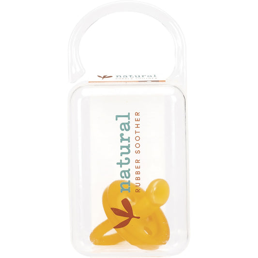 NATURAL RUBBER SOOTHERS Soother Small Orthodontic 0-6 mths x 1