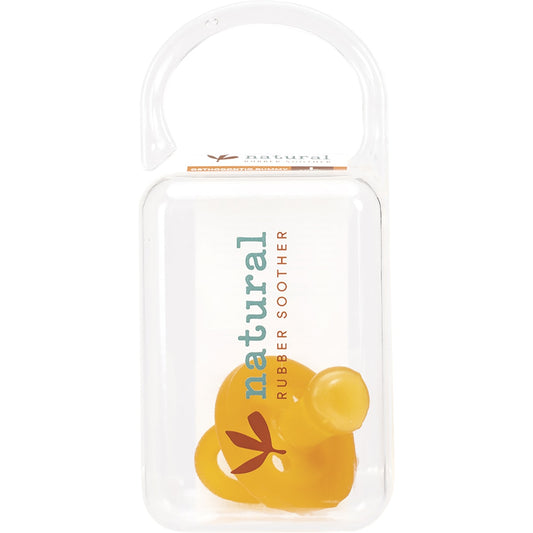 NATURAL RUBBER SOOTHERS Soother Large Orthodontic 6 mths+ x 1