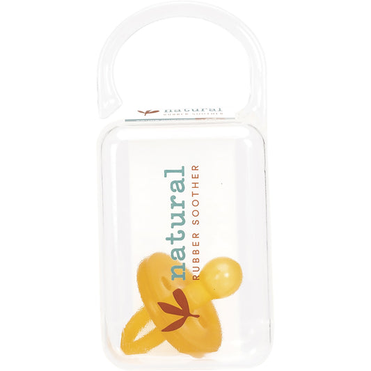 NATURAL RUBBER SOOTHERS Soother Medium Rounded 3-6 mths x 1