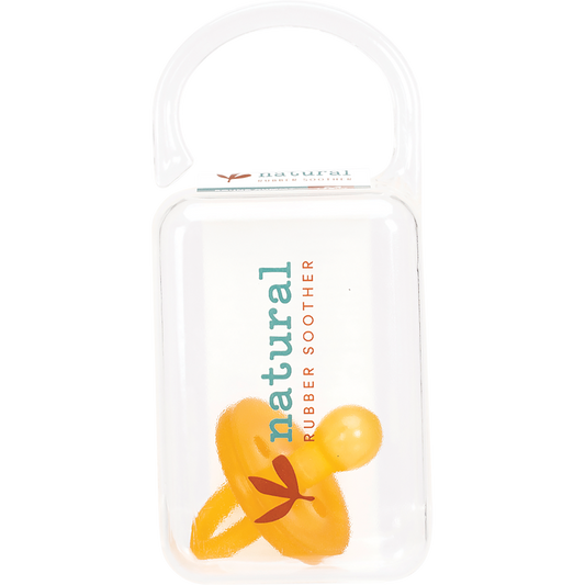 Natural Rubber Soothers Soother Medium Rounded 3-6 mths