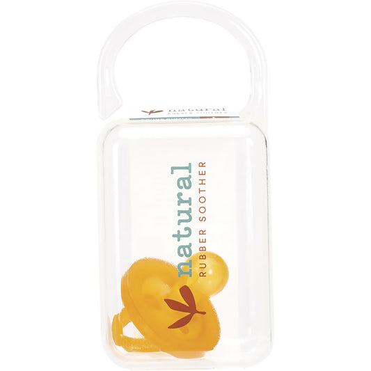 NATURAL RUBBER SOOTHERS Soother Large Rounded 6 mths+ x 1