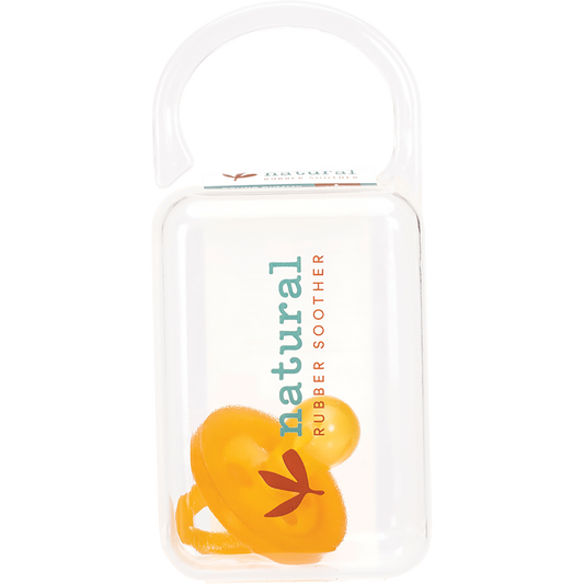 Natural Rubber Soothers Soother Large Rounded 6 mths +