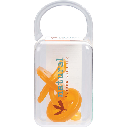 Natural Rubber Soothers Soother Twin Pack Small Orthodontic 0-6 mths