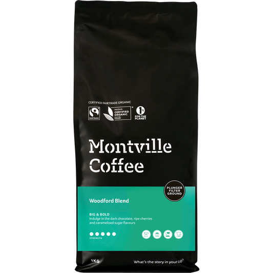 Montville Coffee Coffee Ground Plunger Woodford Blend 250g