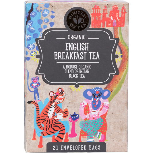 Ministry of Tea Organic English Breakfast Tea Bags