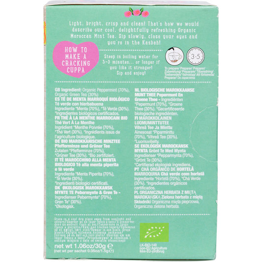 Ministry of Tea Organic Moroccan Mint Tea Tea Bags