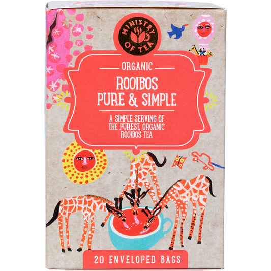 Ministry of Tea Organic Rooibos Pure & Simple Tea Bags