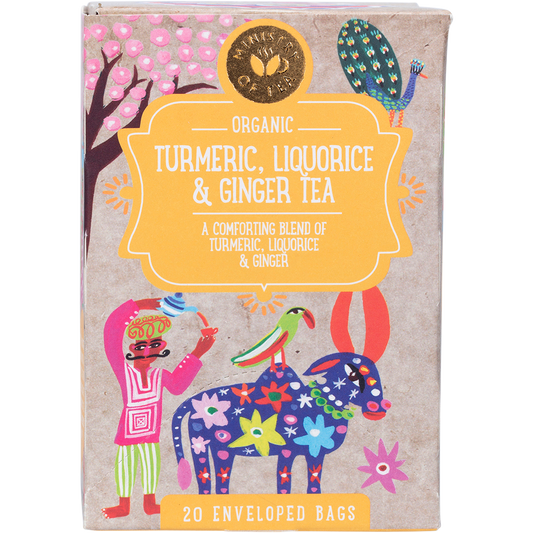 Ministry of Tea Organic Turmeric, Liquorice & Ginger Tea Tea Bags