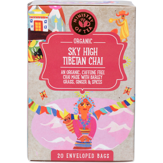 Ministry of Tea Organic Sky High Tibetan Chai Tea Bags