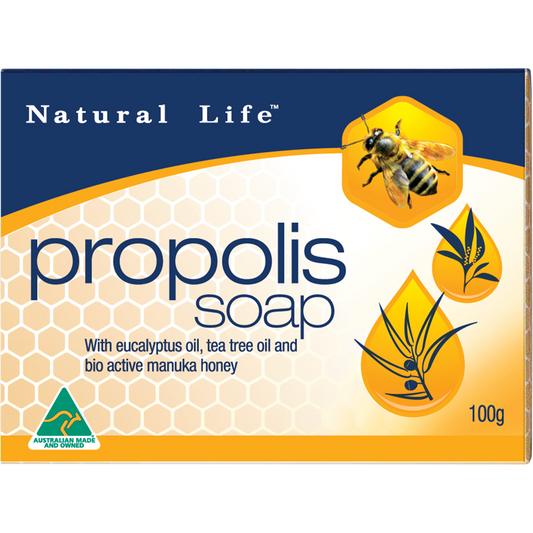 Natural Life Propolis Soap with Tea Tree, Eucalyptus & Manuka Honey