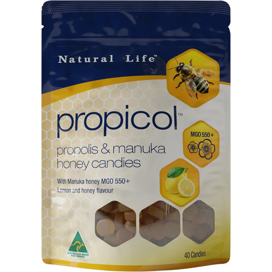 Natural Life Propicol Propolis & Manuka Honey Candies