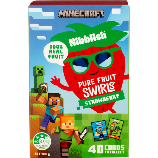 Nibblish Pure Fruit Swirls Strawberry