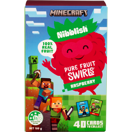 Nibblish Pure Fruit Swirls Raspberry