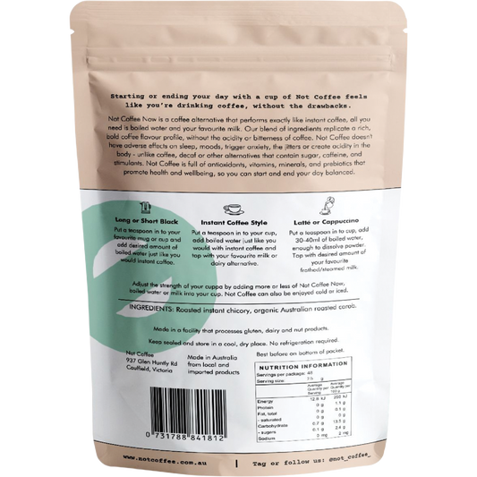 Not Coffee Instant Coffee Alternative
